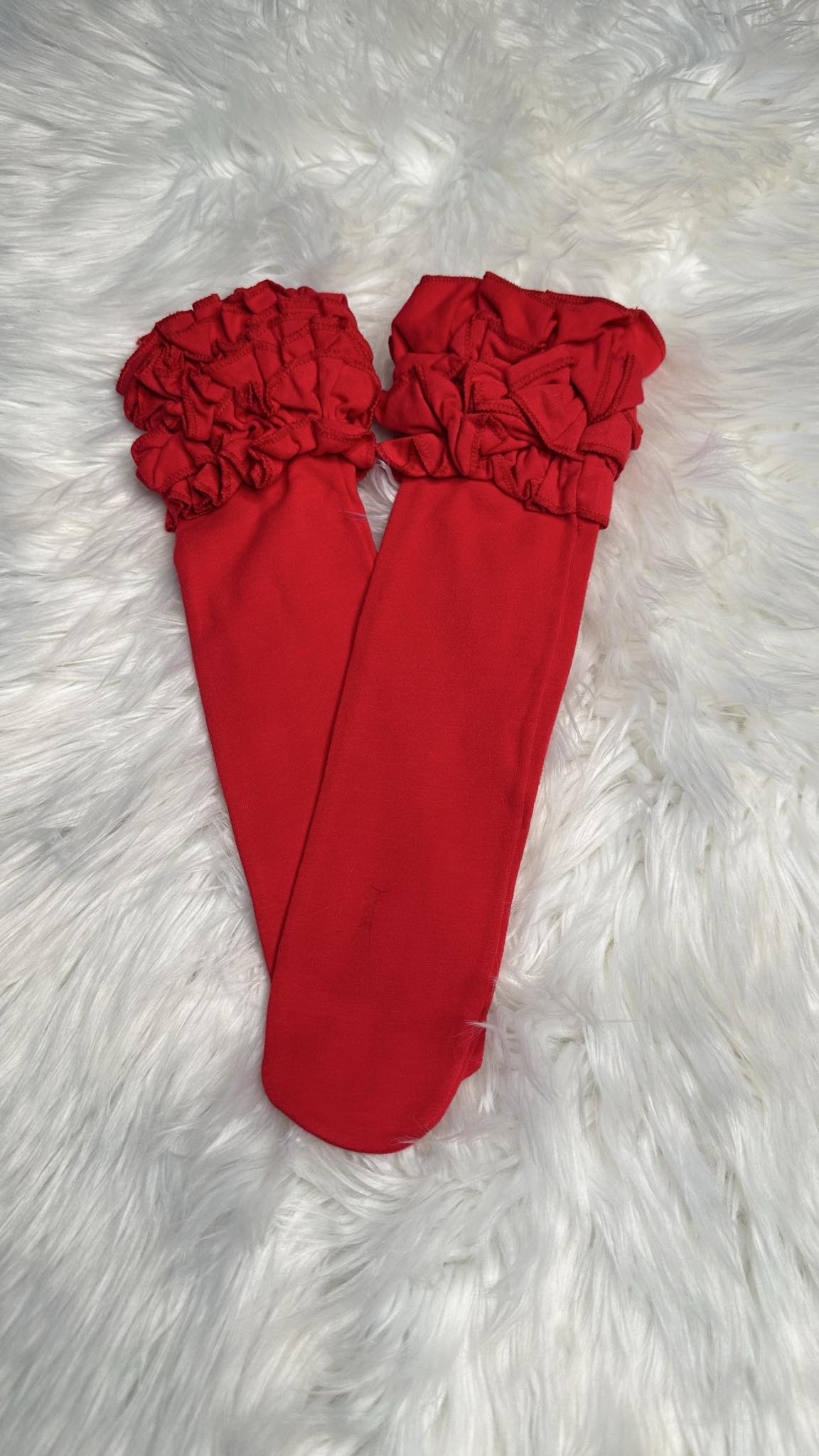 "Frill Talk" Ruffled Socks (ONLY)