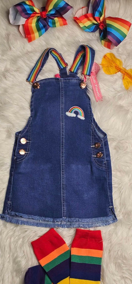 "After the Rain" Overall Dress