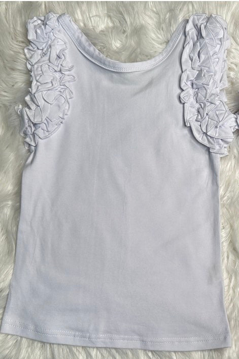 "Frill Talk" Ruffled Tank Top (ONLY)