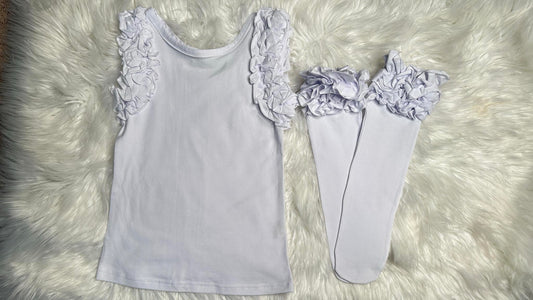 "Frill Talk" Tank and Sock Collection