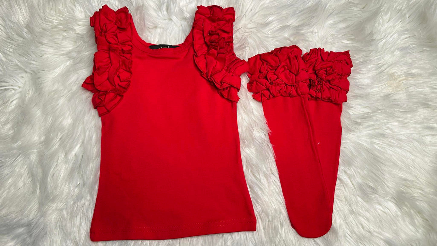 "Frill Talk" Tank and Sock Collection