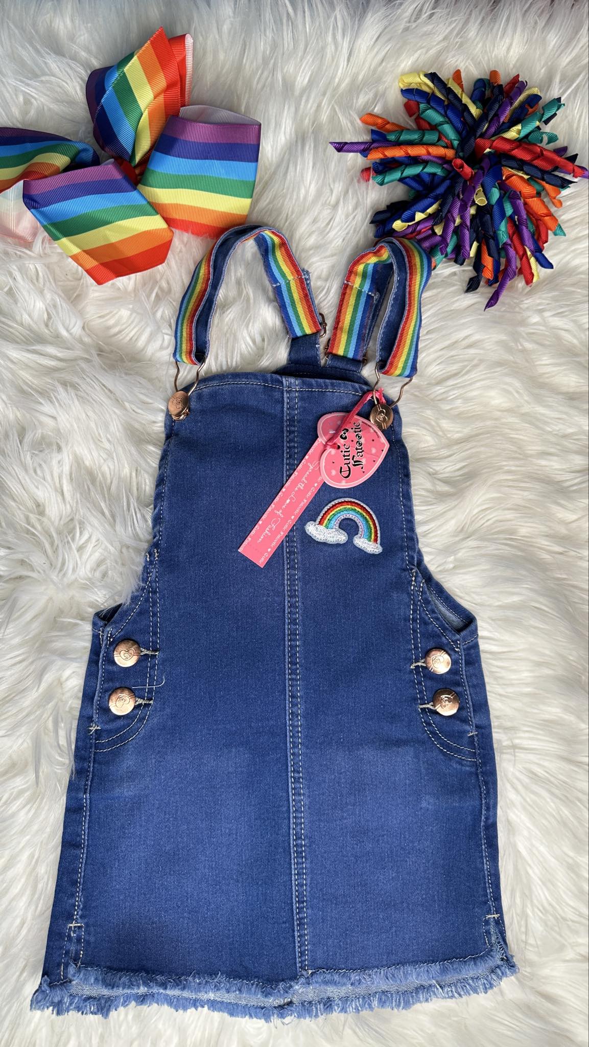 "After the Rain" Overall Dress