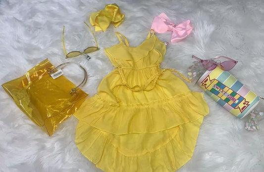 "Swing" Sundress - Lime