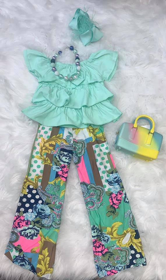 Palazzo Pants - Pink/Zebra