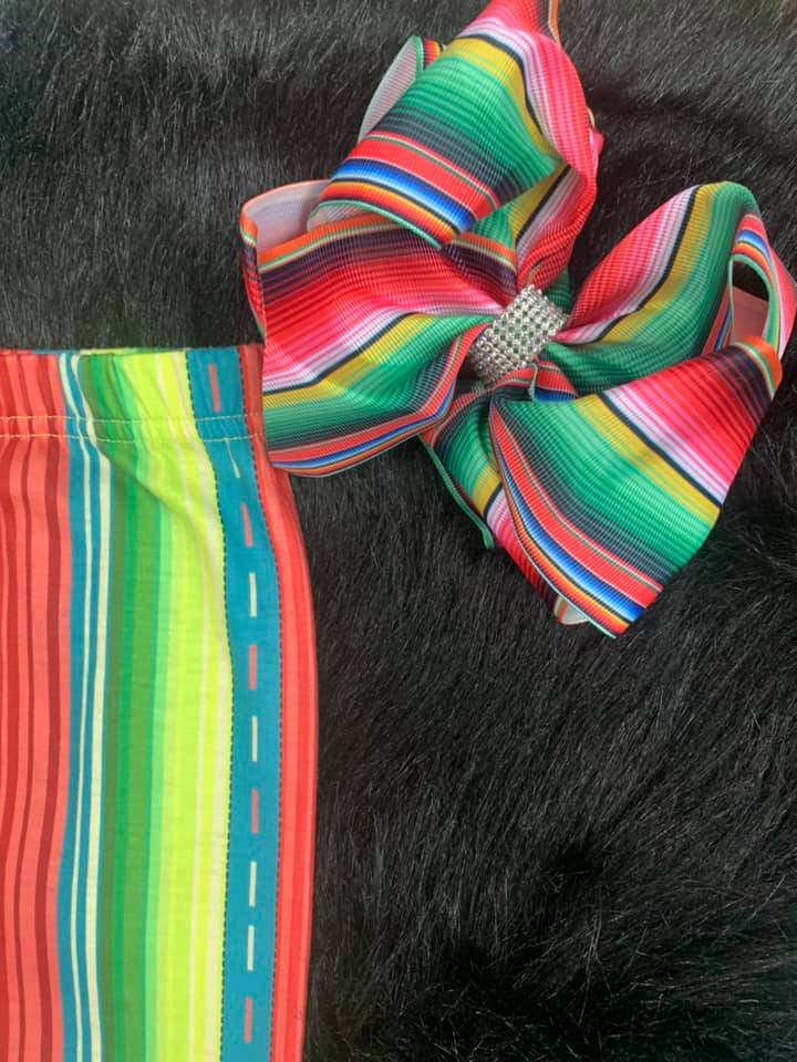 "Le Flare" Serape Flared Leggings