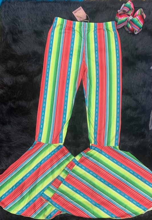"Le Flare" Serape Flared Leggings