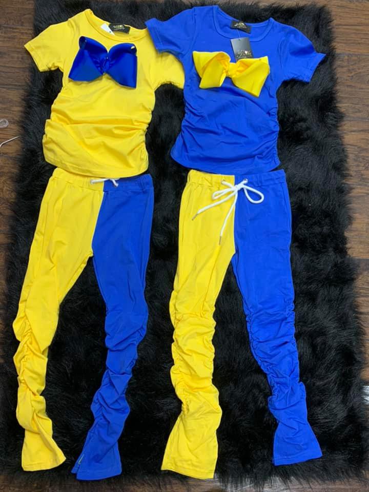 "Go Waves!" Scrunched Leggings