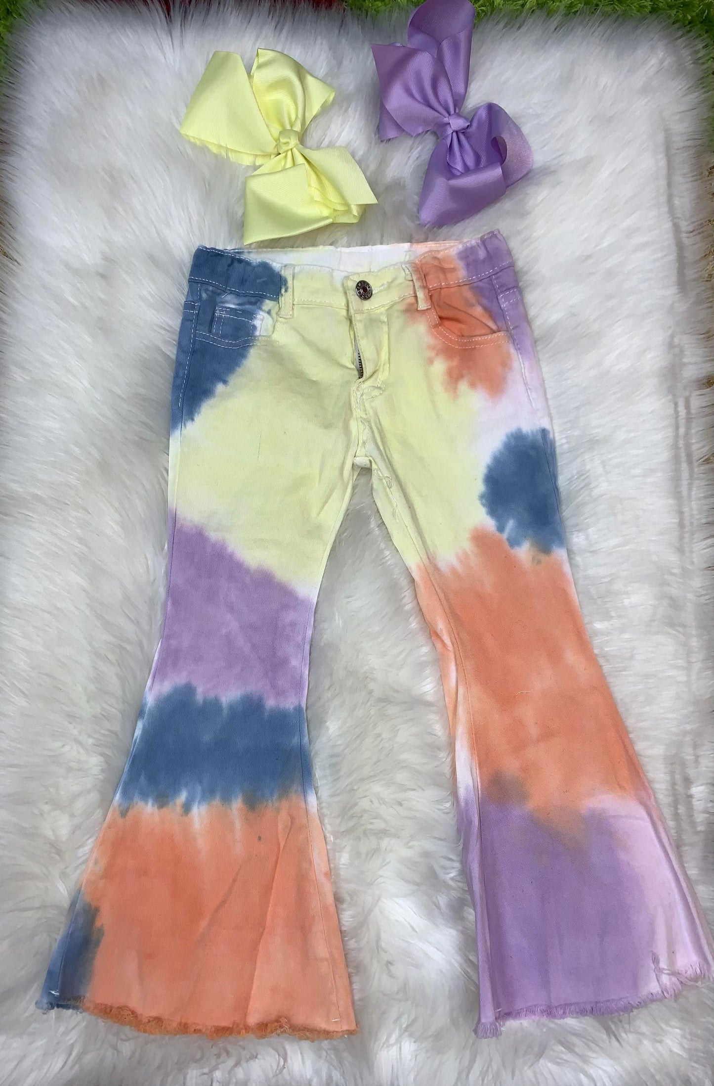 "Splash" Jeans - Orange