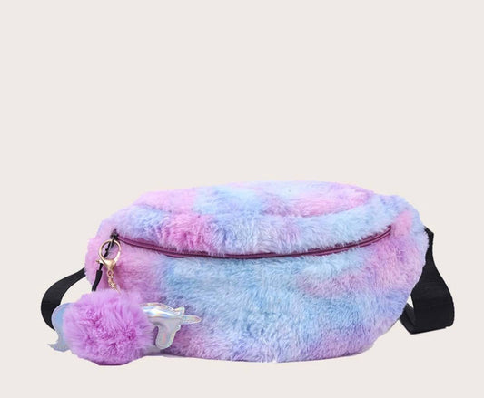 Plush Fanny Pack - Pink