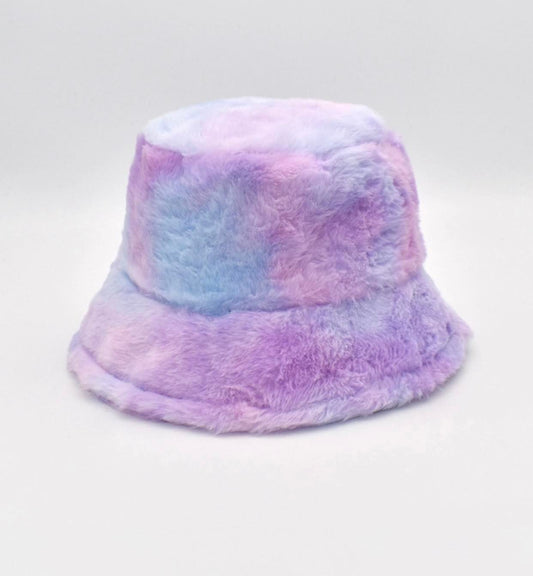 Plush Bucket Hat - Pink