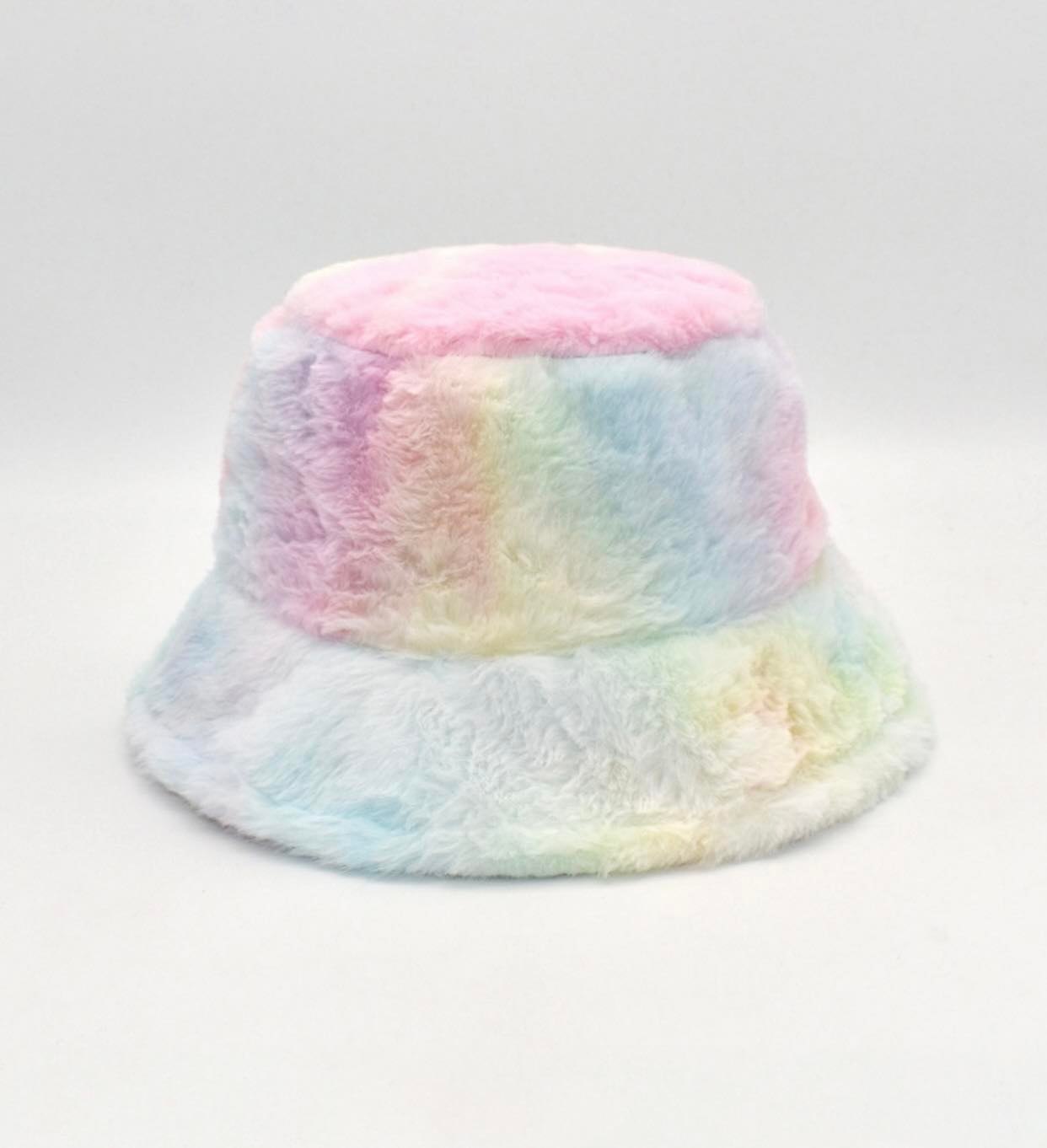 Plush Bucket Hat - Purple