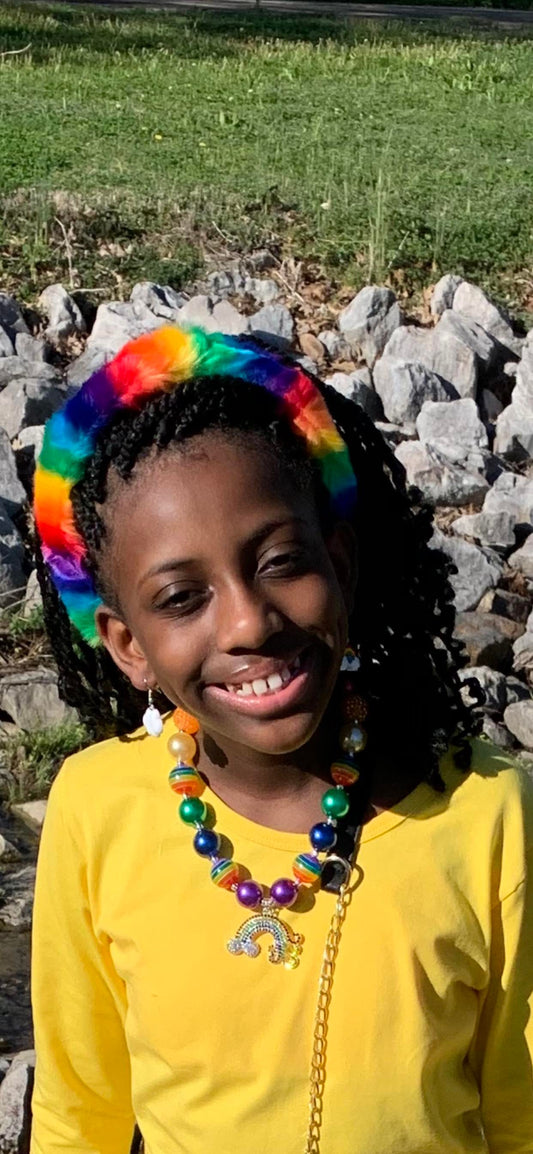 Chunky Necklace - Rainbow