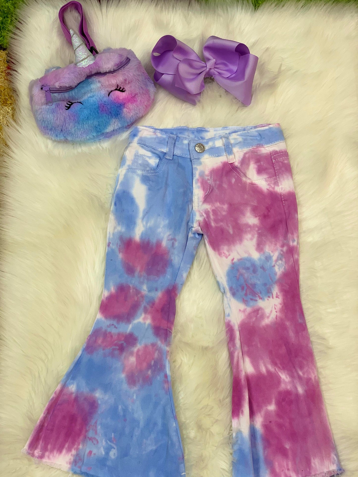 "Splash" Jeans - Purple