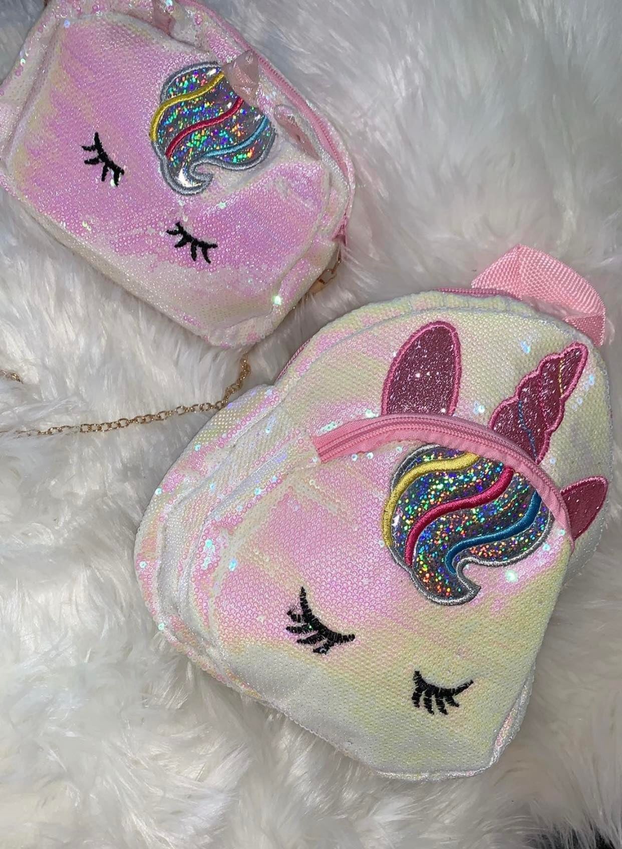 "Bling Bling" Unicorn Mini Backpack