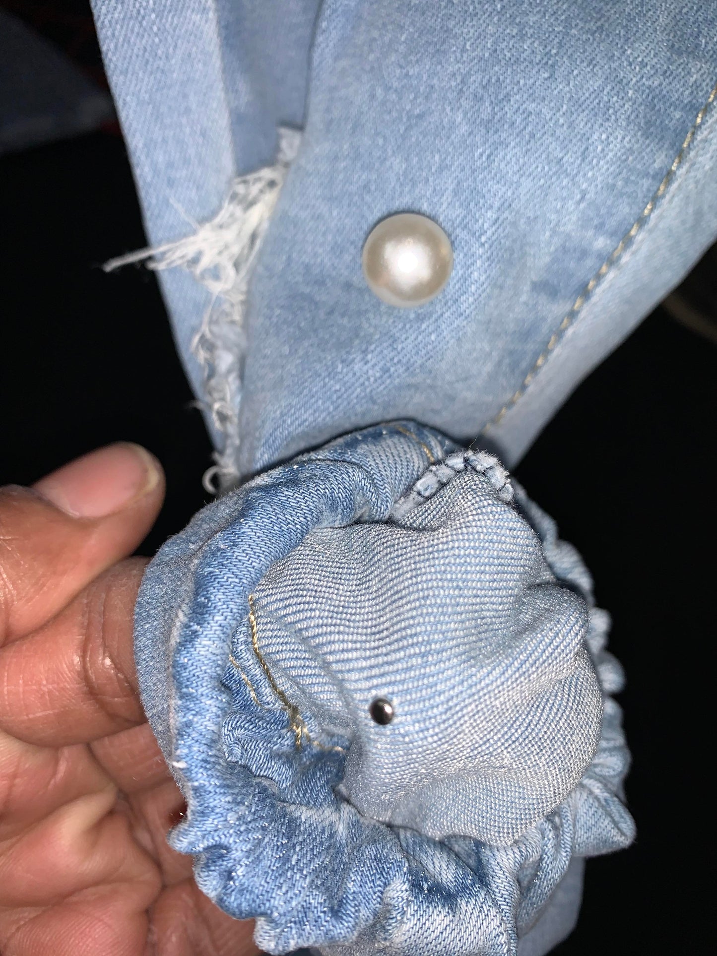 "Pearly Girl" Jogger Jeans