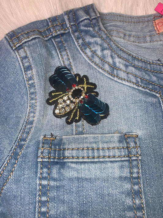 "Bling Bee" Denim Jacket