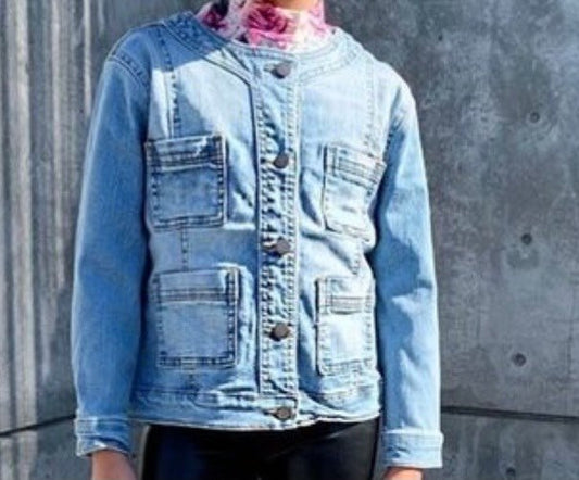 "Going Viral" Denim Jacket