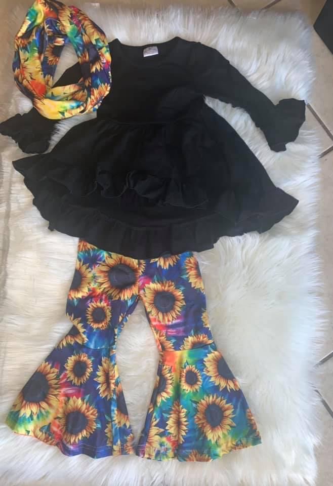 Rainbow Sunflower 3PC set