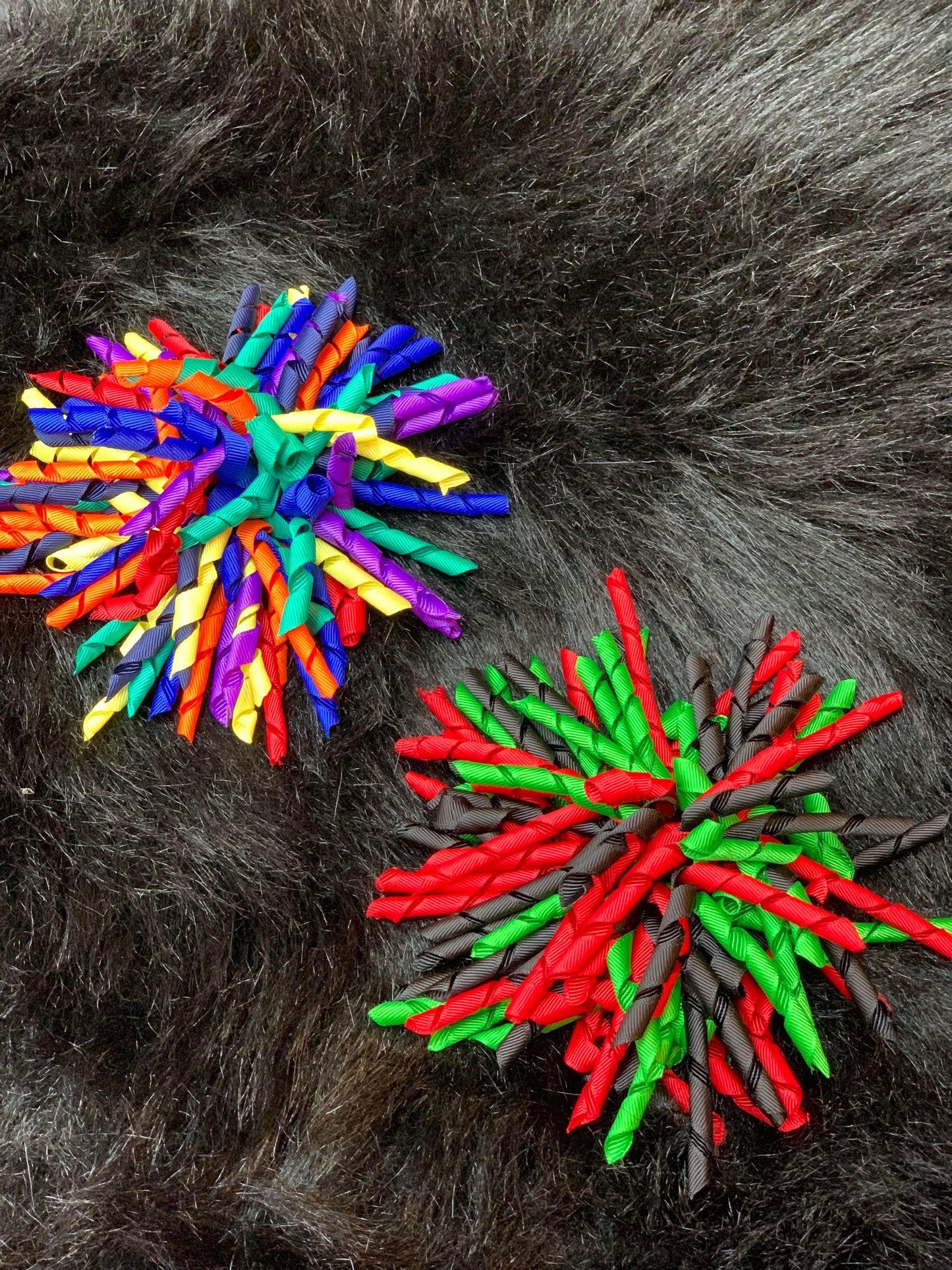 "Pom Pom Girl" Hair Clip/Hair Bow