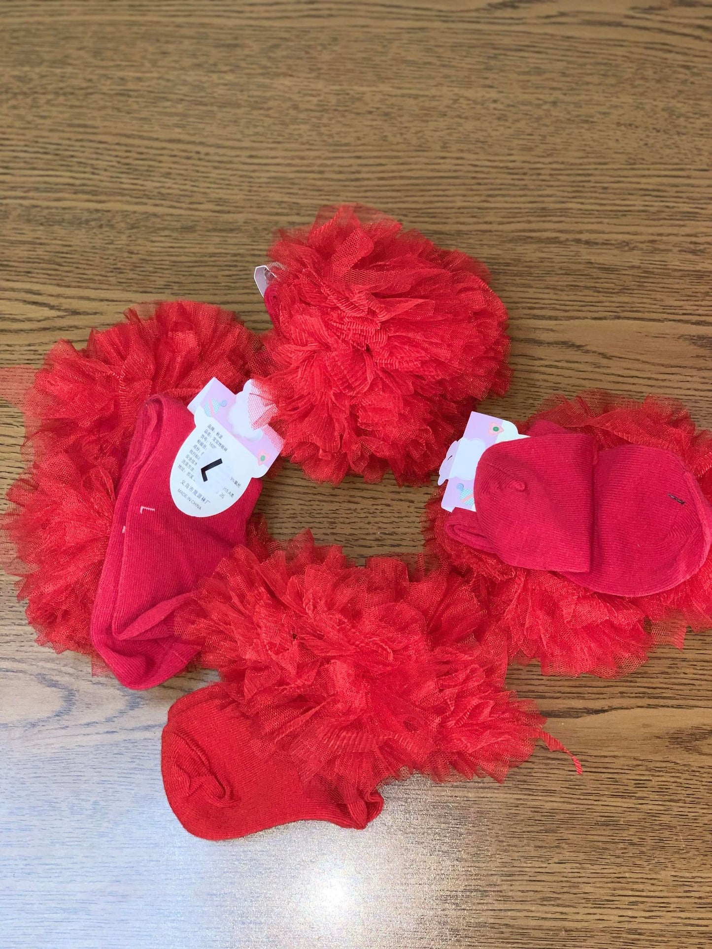 Red Tutu Socks
