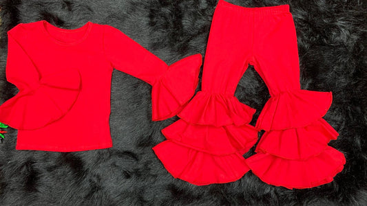 "Sassy and Classy" Two-Piece Set - Red