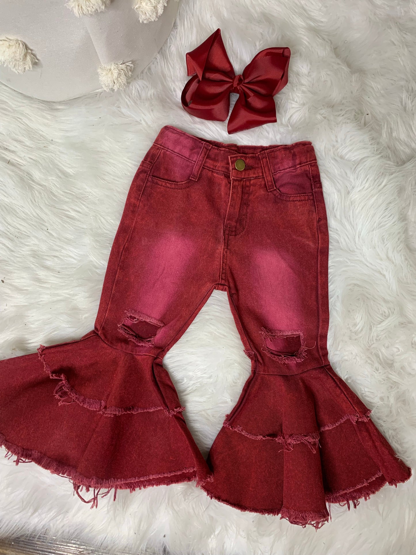 “Cranberry Sauce” Jeans