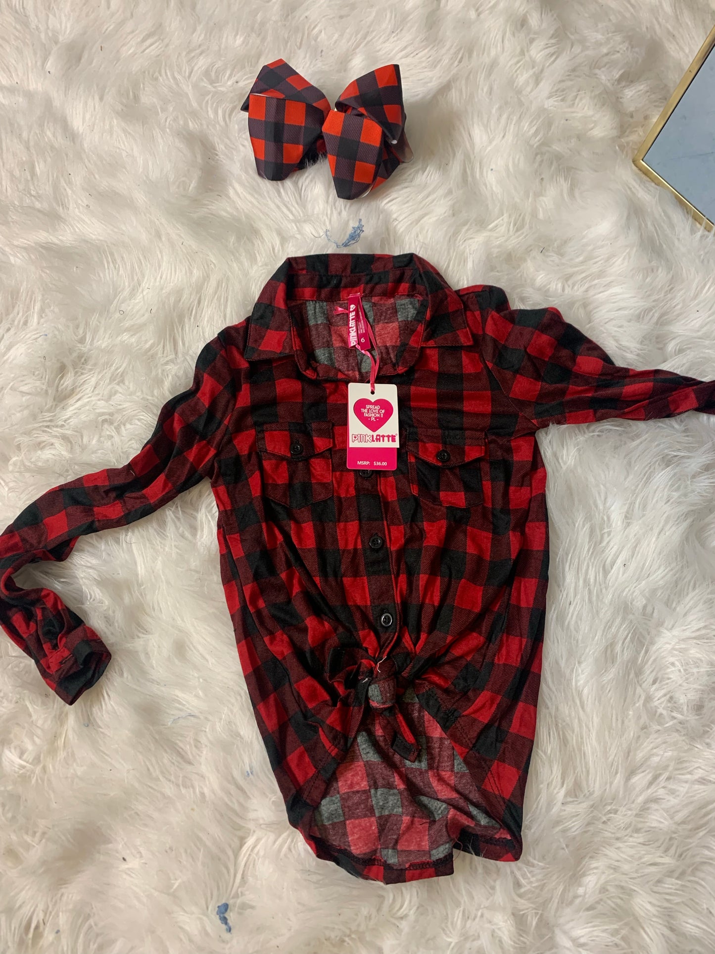 "Check Mate" Buffalo Check Top