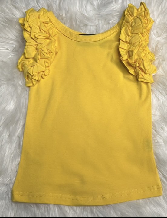 "Frill Talk" Ruffled Tank Top (ONLY)