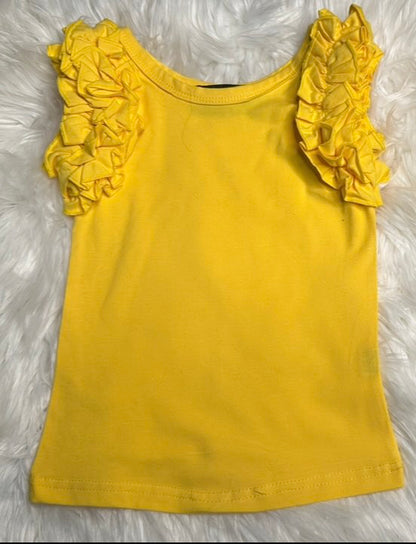 "Frill Talk" Ruffled Tank Top (ONLY)