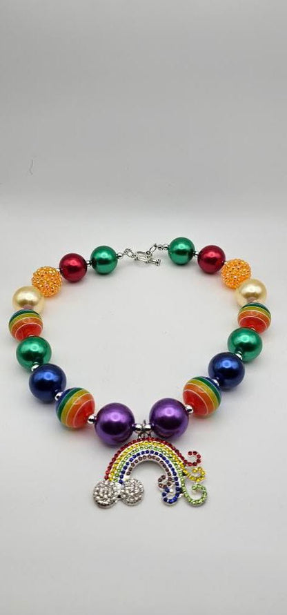 Chunky Necklace - Rainbow