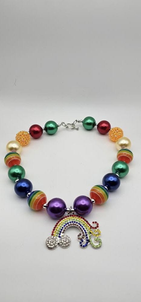 Chunky Necklace - Rainbow