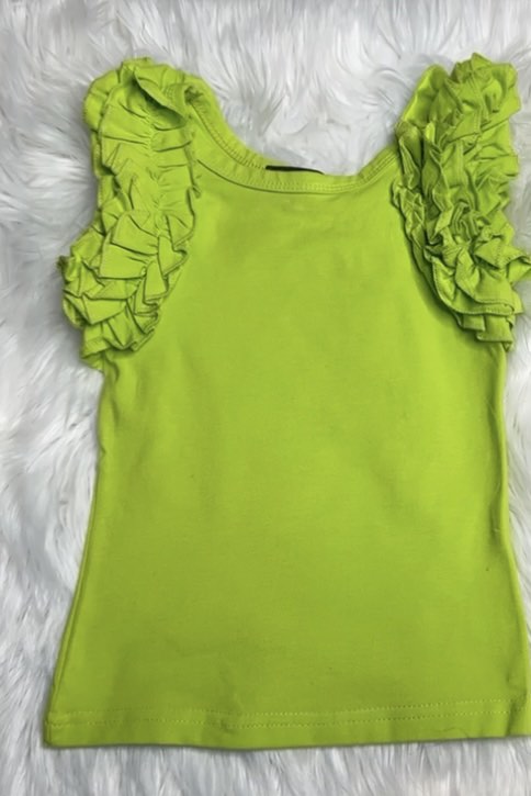 "Frill Talk" Ruffled Tank Top (ONLY)