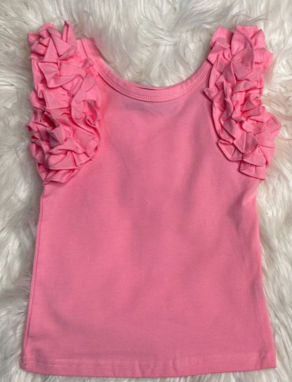 "Frill Talk" Ruffled Tank Top (ONLY)