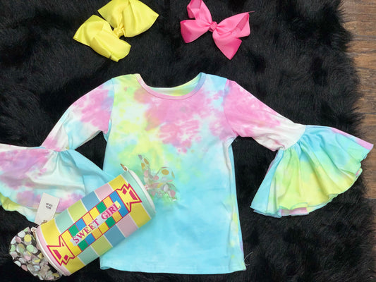 Bell Sleeve Top - Tye Die