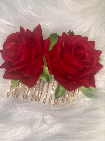 Rose Hair Comb