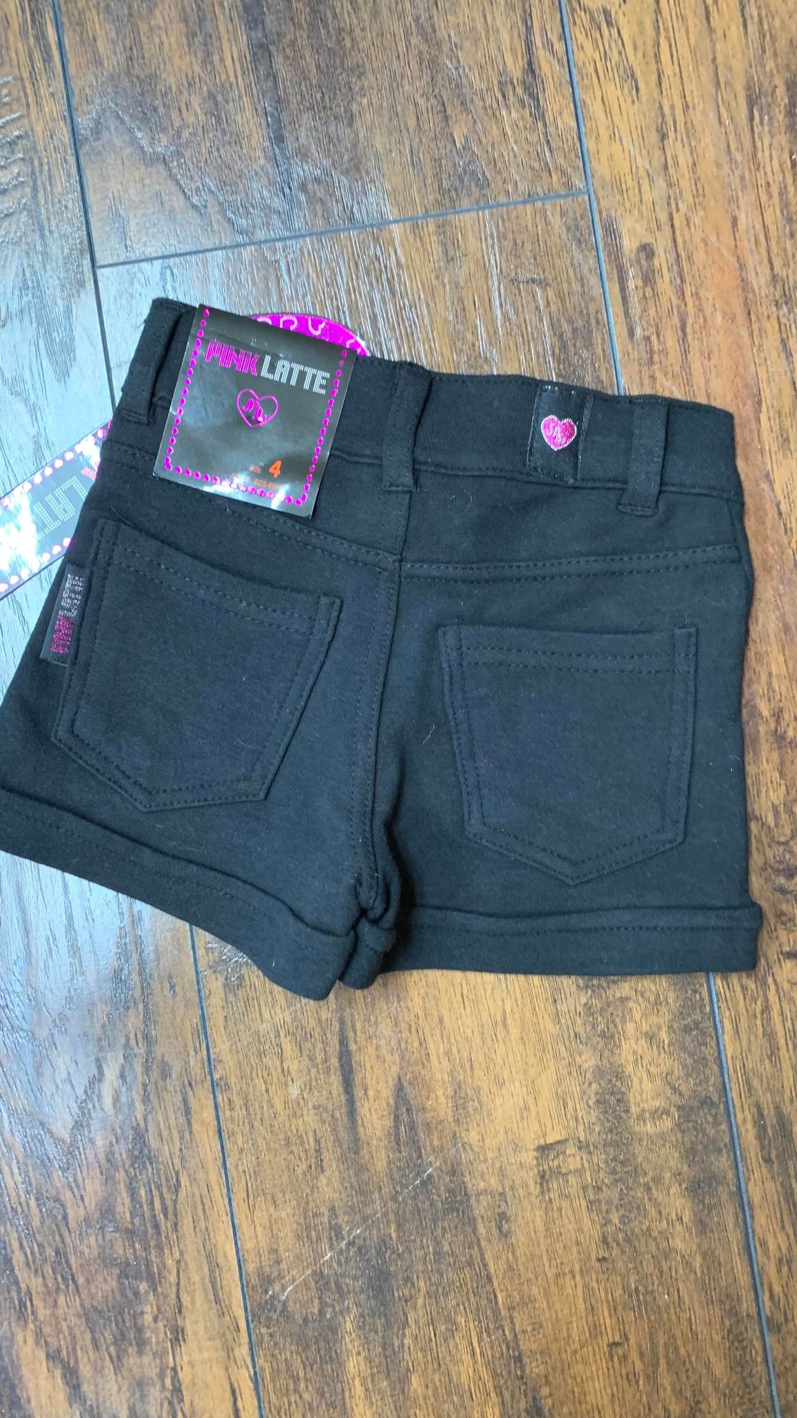Black Jegging Shorts