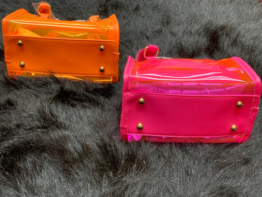 Transparent Purse - Orange