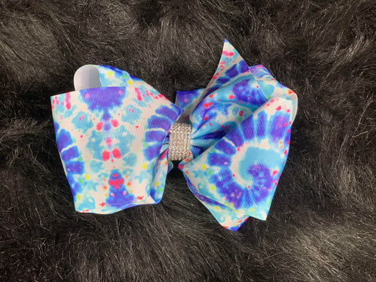 Swirls Hair Bow